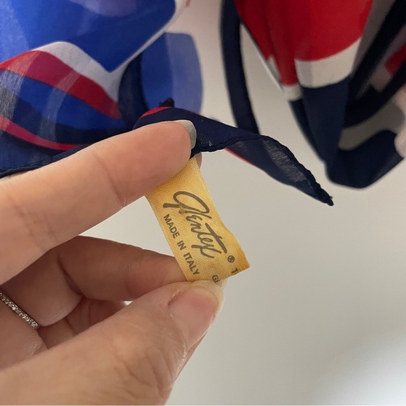 Vintage Nautical lightweight scarf - Picture 3 of 5